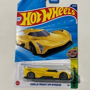 Hot Wheels Yellow Cadillac Project GTP Hypercar